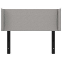 vidaXL Headboard with Ears Light Gray 40.6