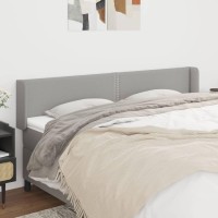 vidaXL Headboard with Ears Light Gray 64.2