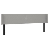 vidaXL Headboard with Ears Light Gray 72