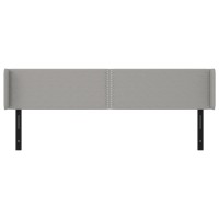 vidaXL Headboard with Ears Light Gray 72