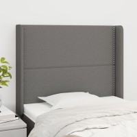 vidaXL Headboard with Ears Dark Gray 40.6