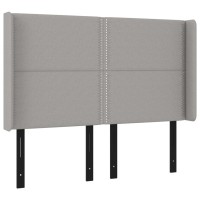 vidaXL Headboard with Ears Light Gray 57.9