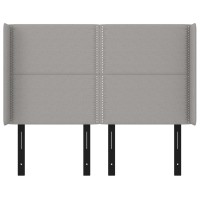 vidaXL Headboard with Ears Light Gray 57.9