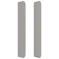 vidaXL Headboard with Ears Light Gray 57.9