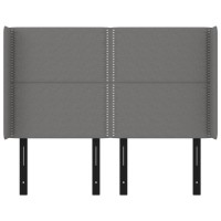 vidaXL Headboard with Ears Dark Gray 57.9