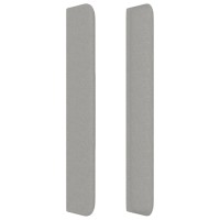 vidaXL Headboard with Ears Light Gray 64.2