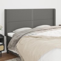 vidaXL Headboard with Ears Dark Gray 64.2