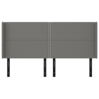 vidaXL Headboard with Ears Dark Gray 64.2