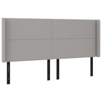 vidaXL Headboard with Ears Light Gray 79.9