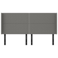 vidaXL Headboard with Ears Dark Gray 79.9