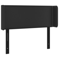 vidaXL Headboard with Ears Black 40.6