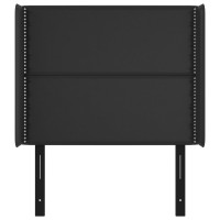 vidaXL Headboard with Ears Black 40.6