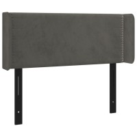 vidaXL Headboard with Ears Dark Gray 40.6