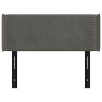 vidaXL Headboard with Ears Dark Gray 40.6