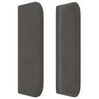 vidaXL Headboard with Ears Dark Gray 40.6