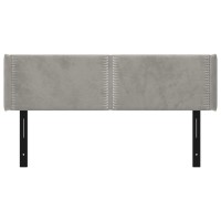 vidaXL Headboard with Ears Light Gray 57.9