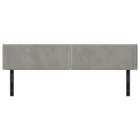 vidaXL Headboard with Ears Light Gray 64.2