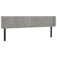 vidaXL Headboard with Ears Light Gray 72