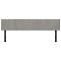 vidaXL Headboard with Ears Light Gray 72