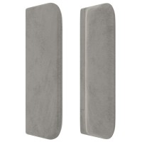 vidaXL Headboard with Ears Light Gray 72