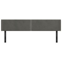 vidaXL Headboard with Ears Dark Gray 72