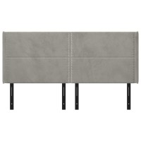 vidaXL Headboard with Ears Light Gray 72