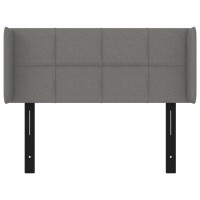 vidaXL Headboard with Ears Dark Gray 40.6