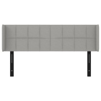 vidaXL Headboard with Ears Light Gray 57.9