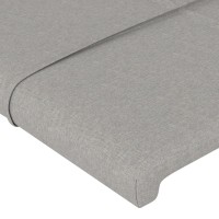 vidaXL Headboard with Ears Light Gray 57.9