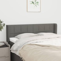 vidaXL Headboard with Ears Dark Gray 57.9