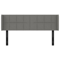 vidaXL Headboard with Ears Dark Gray 57.9