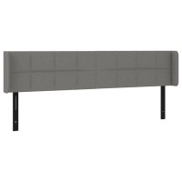 vidaXL Headboard with Ears Dark Gray 79.9