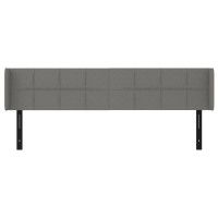 vidaXL Headboard with Ears Dark Gray 79.9