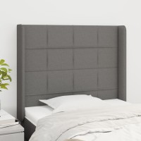 vidaXL Headboard with Ears Dark Gray 40.6