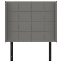 vidaXL Headboard with Ears Dark Gray 40.6