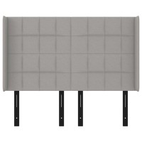 vidaXL Headboard with Ears Light Gray 57.9