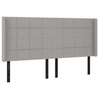 vidaXL Headboard with Ears Light Gray 72