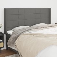 vidaXL Headboard with Ears Dark Gray 72