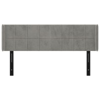 vidaXL Headboard with Ears Light Gray 57.9