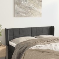 vidaXL Headboard with Ears Dark Gray 57.9