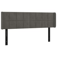 vidaXL Headboard with Ears Dark Gray 57.9