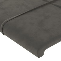 vidaXL Headboard with Ears Dark Gray 57.9