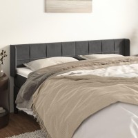 vidaXL Headboard with Ears Dark Gray 64.2