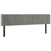 vidaXL Headboard with Ears Light Gray 79.9