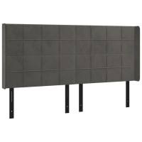 vidaXL Headboard with Ears Dark Gray 72