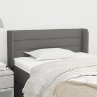 vidaXL Headboard with Ears Dark Gray 40.6