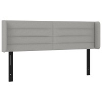 vidaXL Headboard with Ears Light Gray 57.9