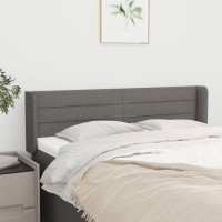 vidaXL Headboard with Ears Dark Gray 57.9