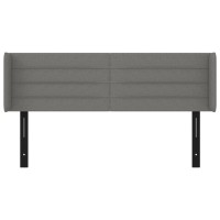 vidaXL Headboard with Ears Dark Gray 57.9