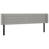 vidaXL Headboard with Ears Light Gray 64.2